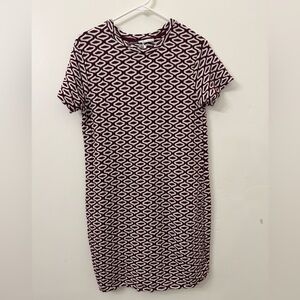 Zara Trafaluc geometric print dress Size Medium
